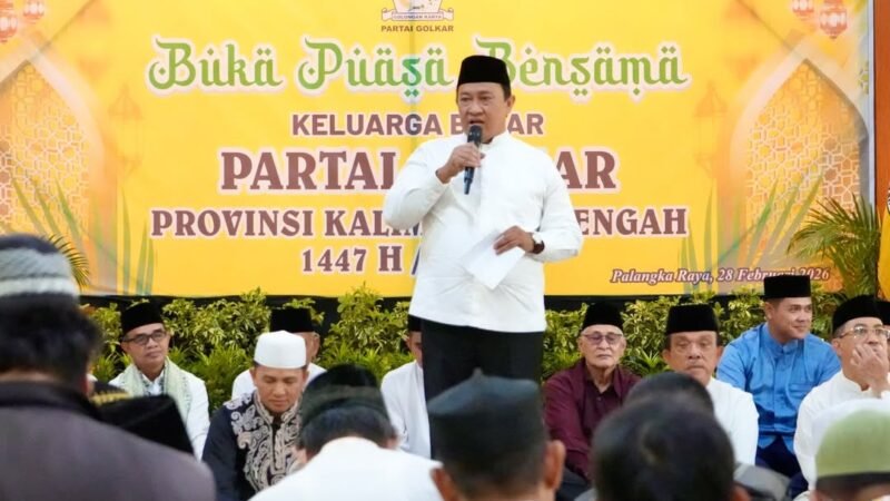 Gubernur dan Wakil Gubernur Hadiri Buka Puasa Bersama DPD Partai Golkar Kalteng
