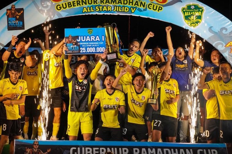 Gubernur Ramadan Cup Turnamen Mini Soccer All Star Jilid V Resmi Ditutup