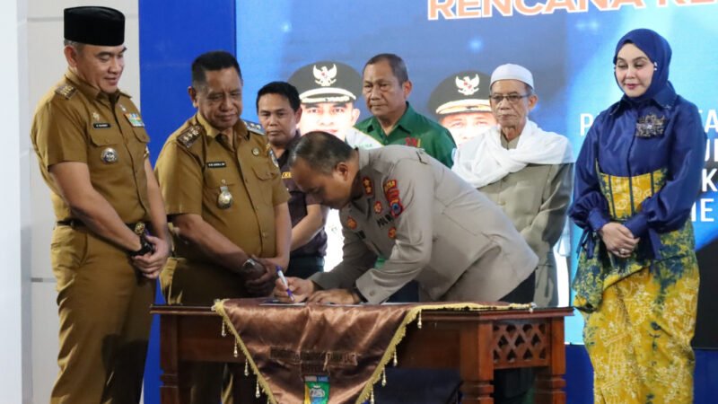 Kapolres Tegaskan Polri Siap Kawal Kebijakan Pembangunan di Tanah Laut