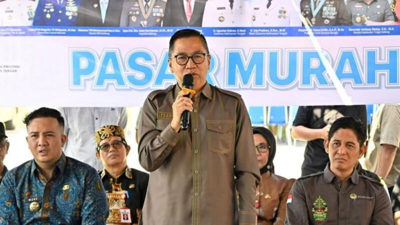 Ringankan Beban Masyarakat, Pemprov Kalteng Gelar Pasar Murah di Kabupaten Lamandau