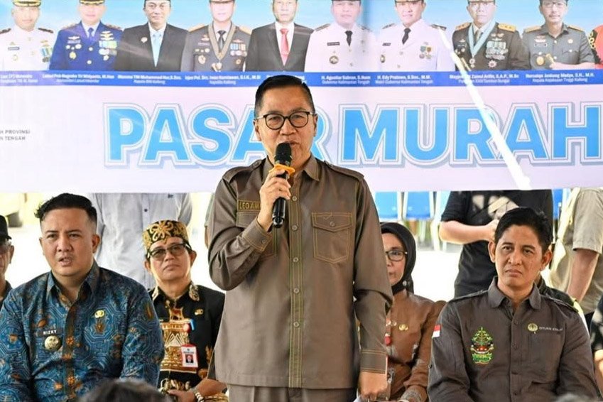 Ringankan Beban Masyarakat, Pemprov Kalteng Gelar Pasar Murah di Kabupaten Lamandau