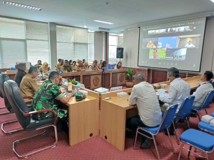 Pemprov Kalteng Ikuti Rakor Pengendalian Inflasi Bersama Mendagri