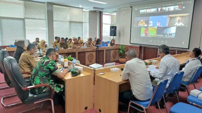 Pemprov Kalteng Ikuti Rakor Pengendalian Inflasi Bersama Mendagri