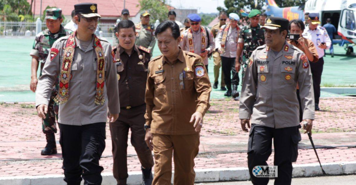 Forkopimda Mura Sambut Kunker Wakapolda Kalteng