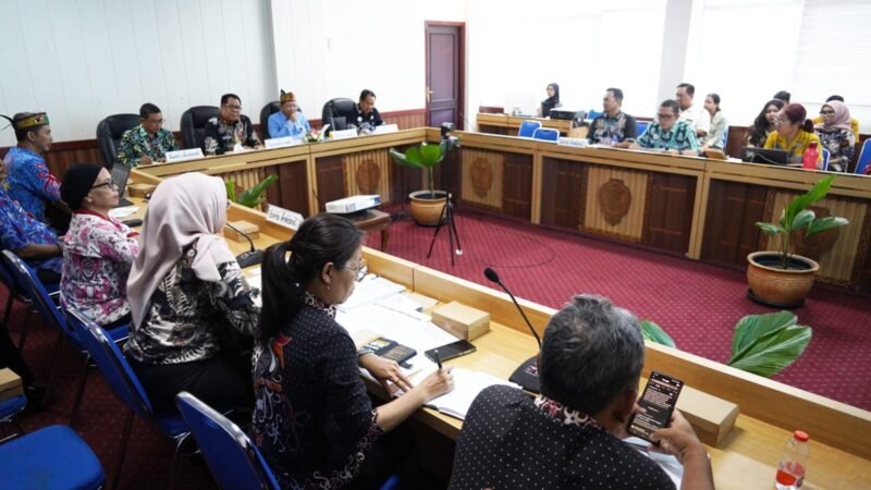 Pemprov Kalteng Gelar Rapat Sinkronkan Penilaian BLUD