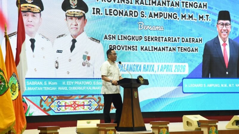 Pada Acara Pelepasan Purna Tugas, Ini Pesan Plt. Sekda Leonard S. Ampung Kepada ASN di Kalteng