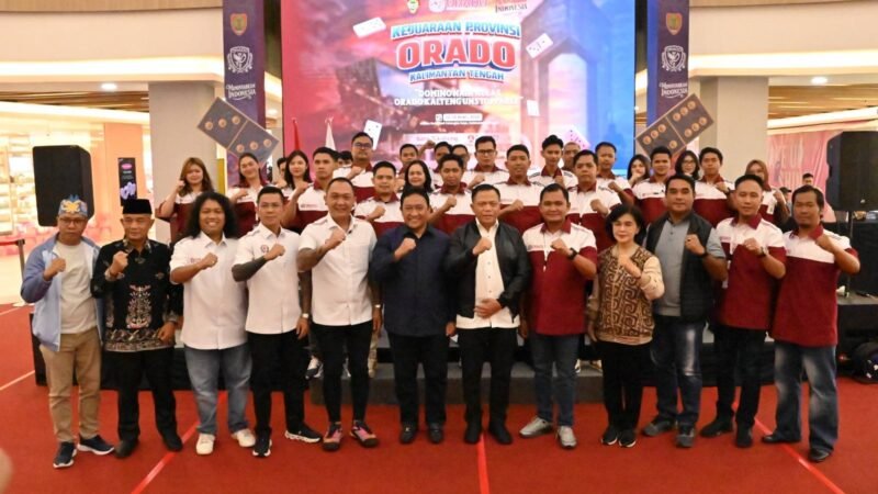 Wagub Edy Pratowo Hadiri Pelantikan Pengurus Faderasi Olahraga Domino Nasional Kalteng