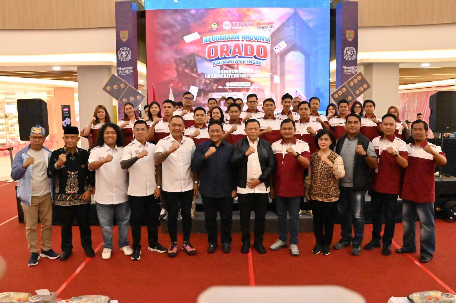 Wagub Edy Pratowo Hadiri Pelantikan Pengurus Faderasi Olahraga Domino Nasional Kalteng