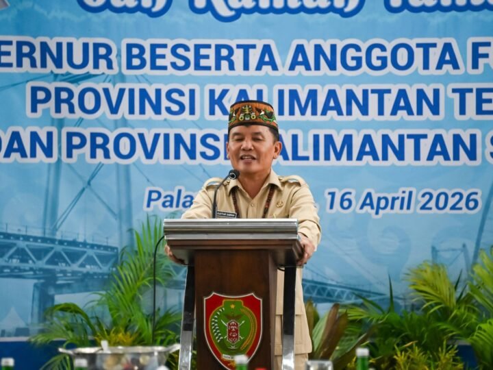 Gubernur Kalteng Sambut Baik Kedatangan Gubernur Kalsel Beserta Anggota Forkopimda di Bumi Tambun Bungai