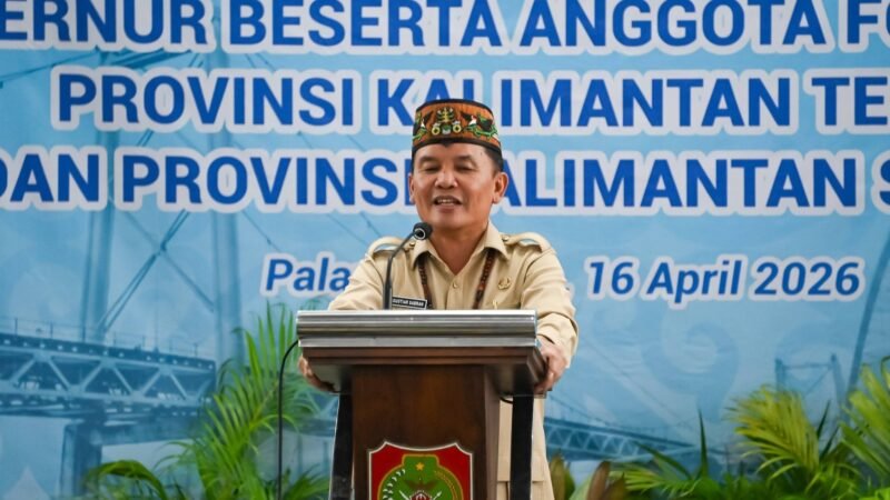 Gubernur Kalteng Sambut Baik Kedatangan Gubernur Kalsel Beserta Anggota Forkopimda di Bumi Tambun Bungai