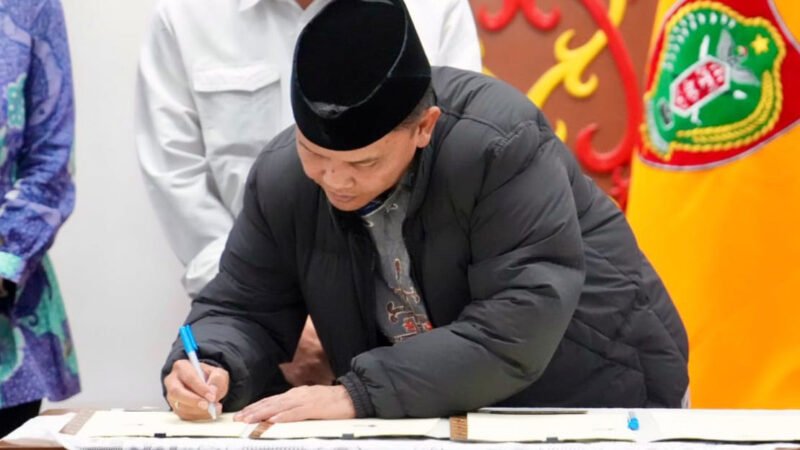 Gubernur Kalteng Tandatangani Nota Kesepakatan Pendidikan Vokasi Pertanian Bersama Kementan RI