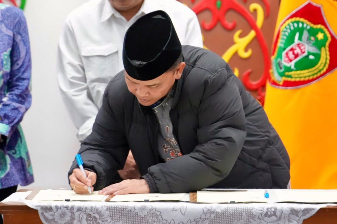 Gubernur Kalteng Tandatangani Nota Kesepakatan Pendidikan Vokasi Pertanian Bersama Kementan RI