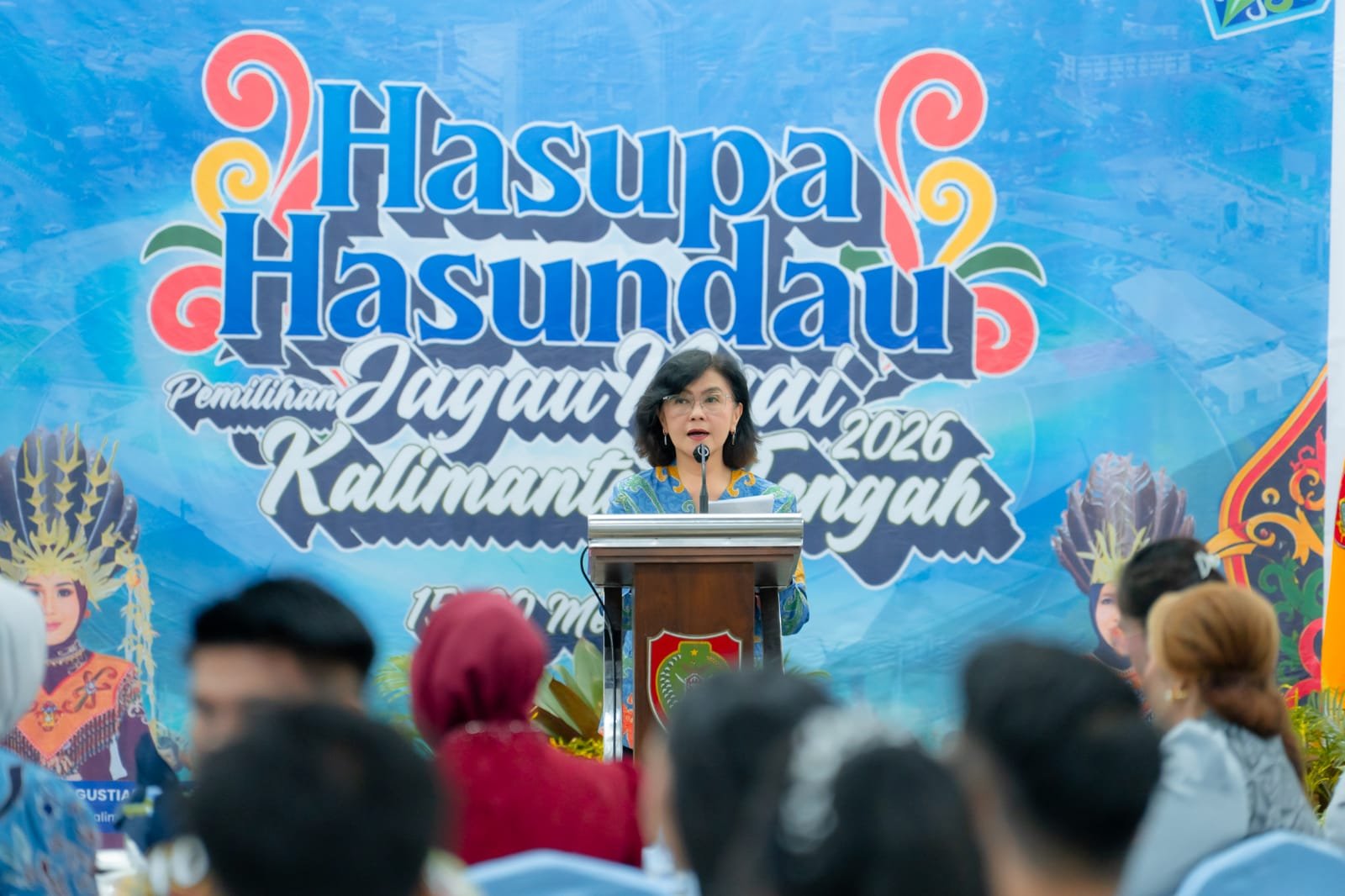 Pj Sekda Hadiri Hasupa Hasundau Pemilihan Jagau dan Nyai Kalteng 2026