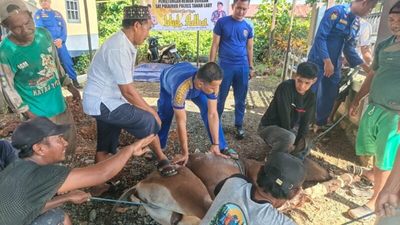 Kapolres Sebut Momentum Idul Adha 1447 Hijriah Mengajarkan Kepedulian Terhadap Sesama