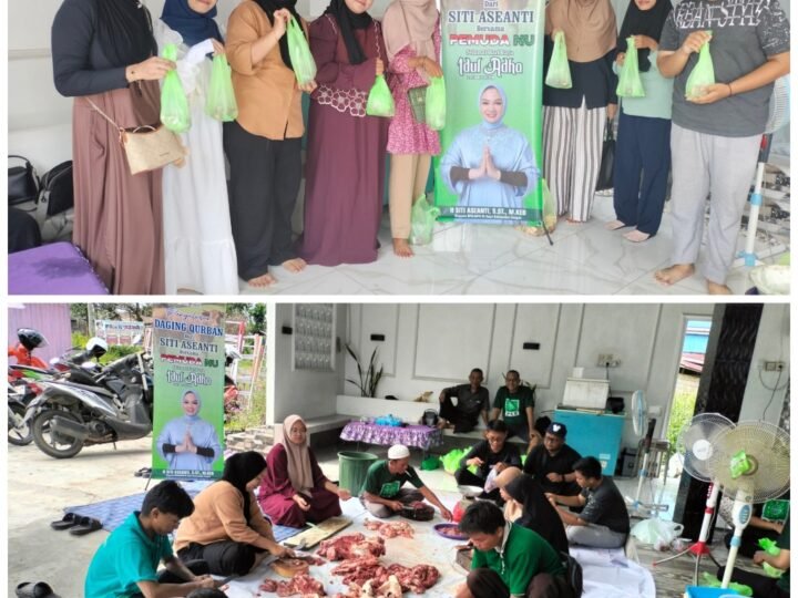 Anggota DPD-RI Siti Aseanti Serahkan Satu Ekor Sapi Qurban ke Pemuda NU Kapuas
