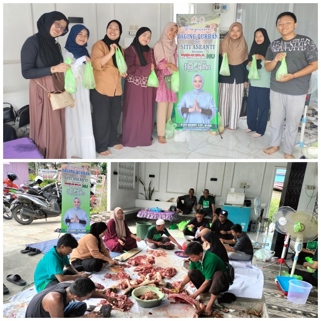 Anggota DPD-RI Siti Aseanti Serahkan Satu Ekor Sapi Qurban ke Pemuda NU Kapuas