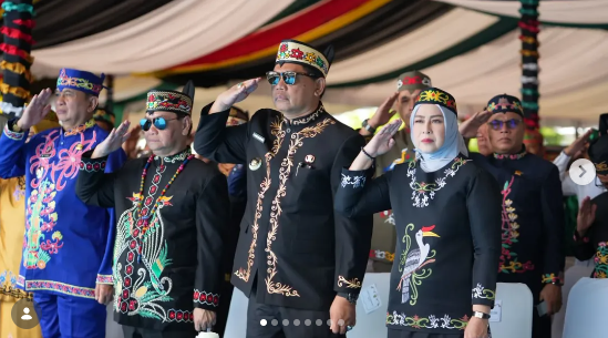 Bupati H Shalahuddin Hadiri Upacara Hari Jadi ke-69 Provinsi Kalteng
