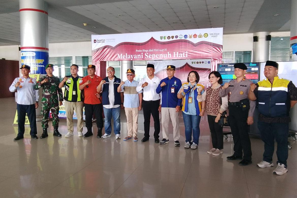 Pastikan Angkutan Mudik Lebaran Berjalan Optimal, Gubernur Kalteng Tinjau Bandara Tjilik Riwut