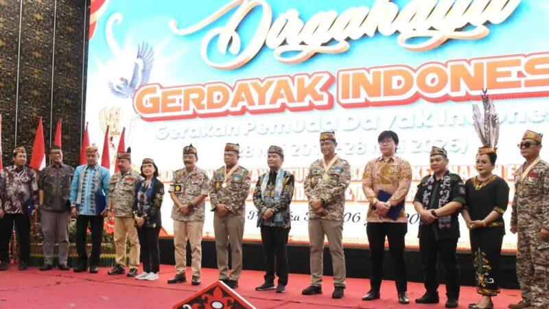 Hadiri HUT Ke-16 Gerdayak Indonesia, Gubernur Kalteng Tekankan Pentingnya Jaga Persatuan di Tengah Tantangan Global