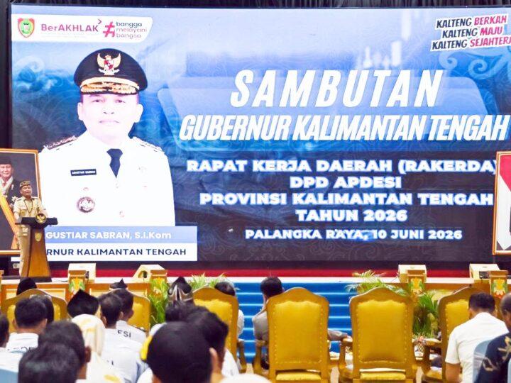 Buka Rakerda APDESI, Gubernur Tekankan Peran Aktif Kepala Desa Sukseskan Program Strategis Nasional