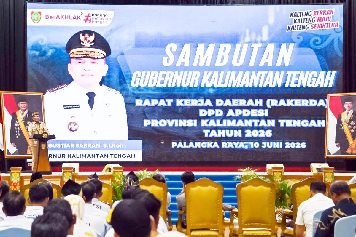 Buka Rakerda APDESI, Gubernur Tekankan Peran Aktif Kepala Desa Sukseskan Program Strategis Nasional