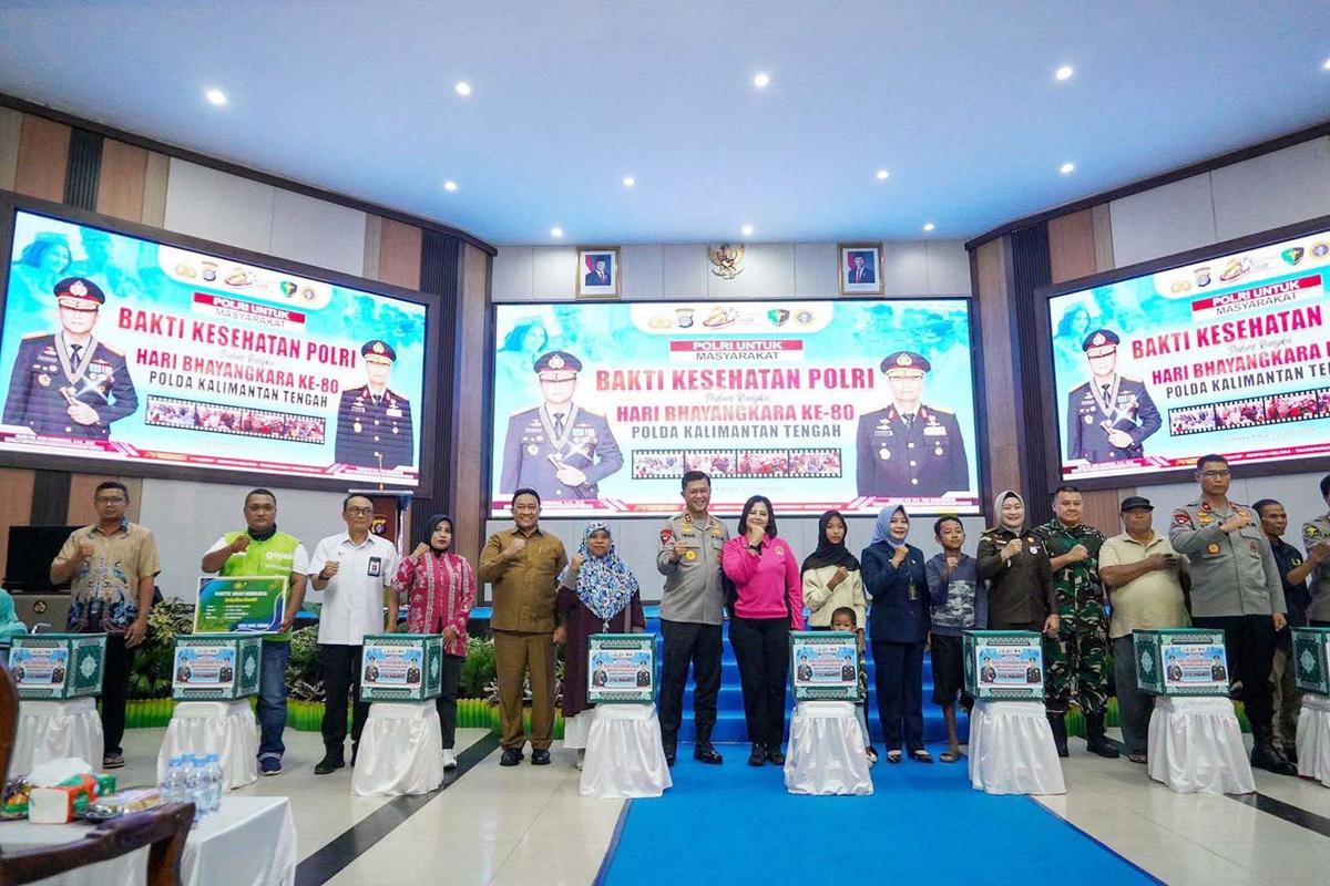 Wagub Kalteng Hadiri Puncak Bakti Kesehatan Hari Bhayangkara ke-80 Tahun 2026