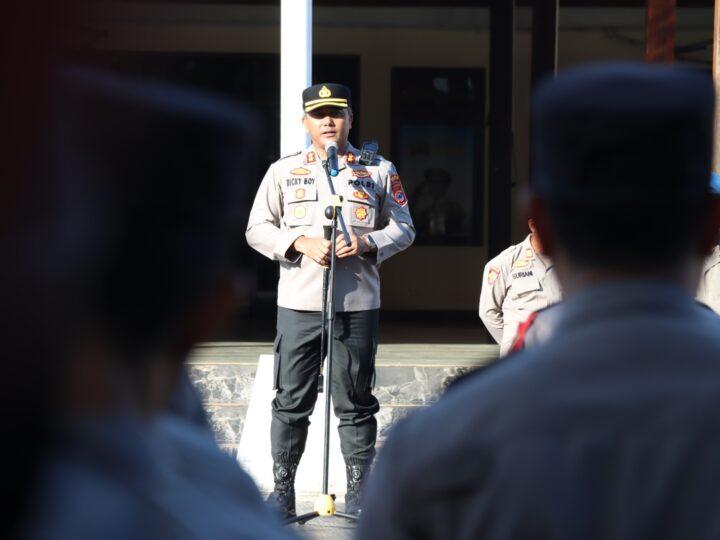 Kapolres Ingatkan Jelang Peringatan ke-80 Tahun Hari Bhayangkara Seluruh Personel Hindari Pelanggaran