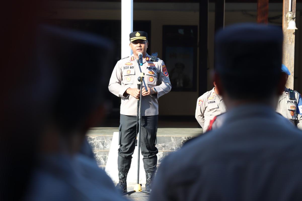 Kapolres Ingatkan Jelang Peringatan ke-80 Tahun Hari Bhayangkara Seluruh Personel Hindari Pelanggaran