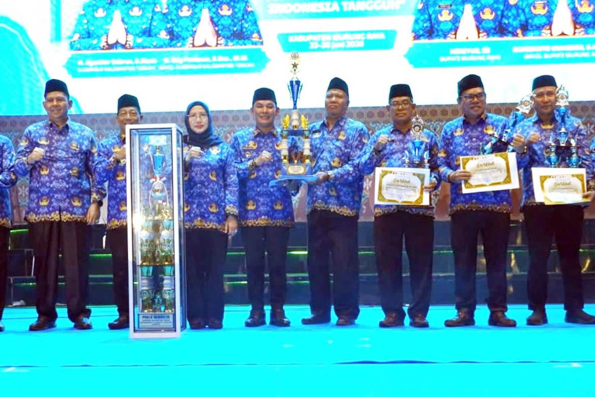 Resmi Ditutup, Kabupaten Murung Raya Raih Juara Umum MTQ VIII KORPRI Kalteng