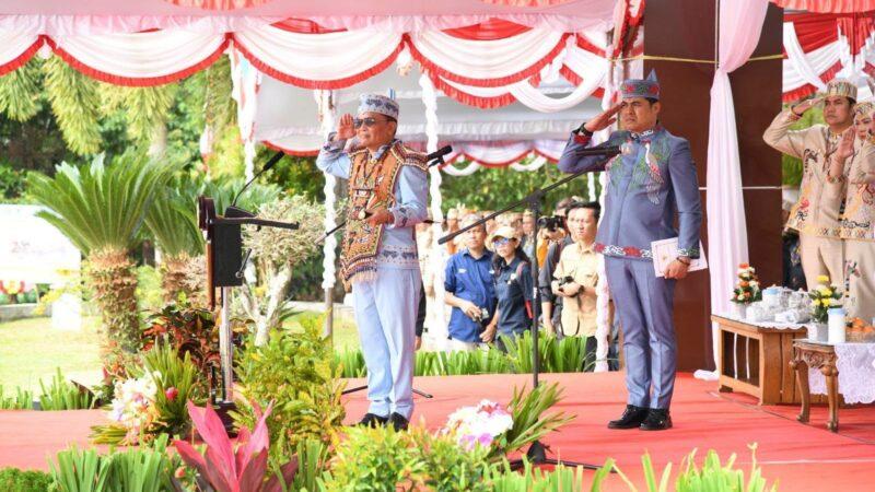 Pimpin Upacara Peringatan Hari Jadi ke-24 Pulang Pisau, Gubernur Agustiar Sabran Ajak Perkuat Kemandirian Daerah