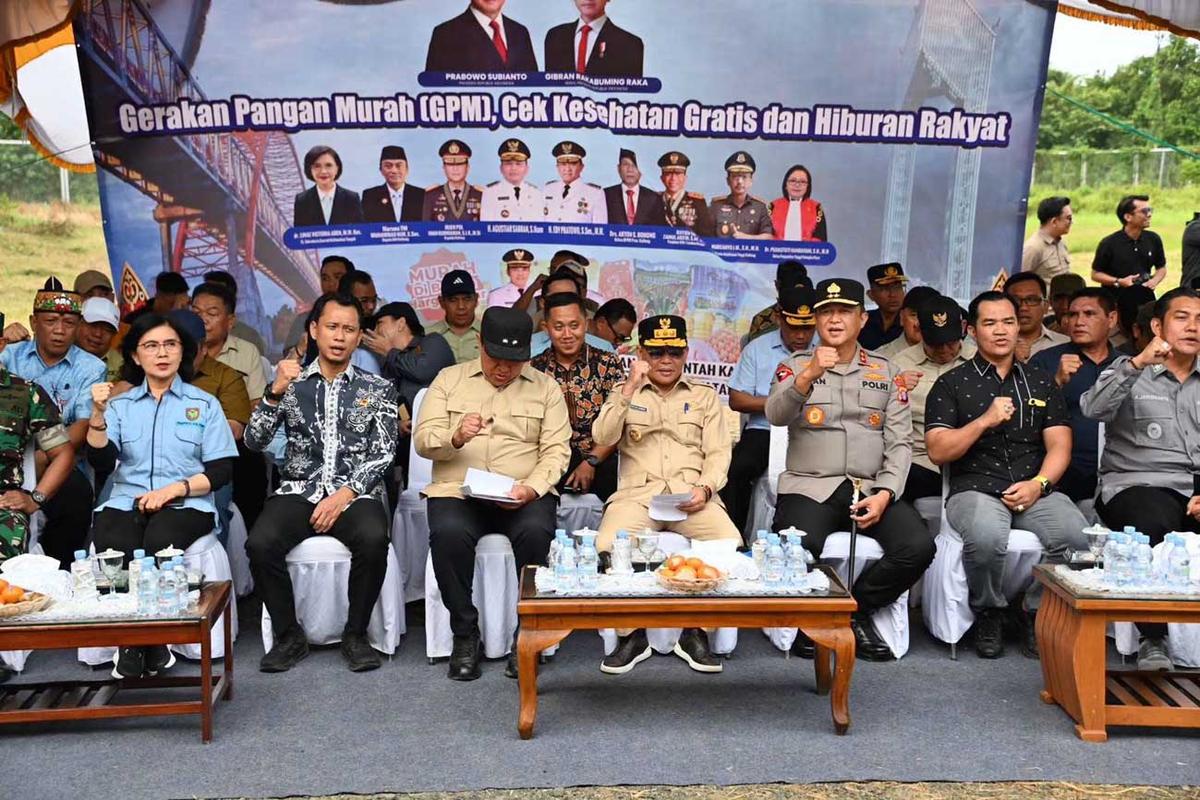 Gubernur Kalteng Buka GPM dan CKG Peringatan Hari Jadi ke-24 Kabupaten Pulang Pisau