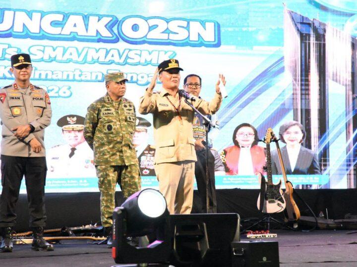 Gubernur Hadiri Malam Apresiasi O2SN Tingkat Provinsi Kalteng 2026