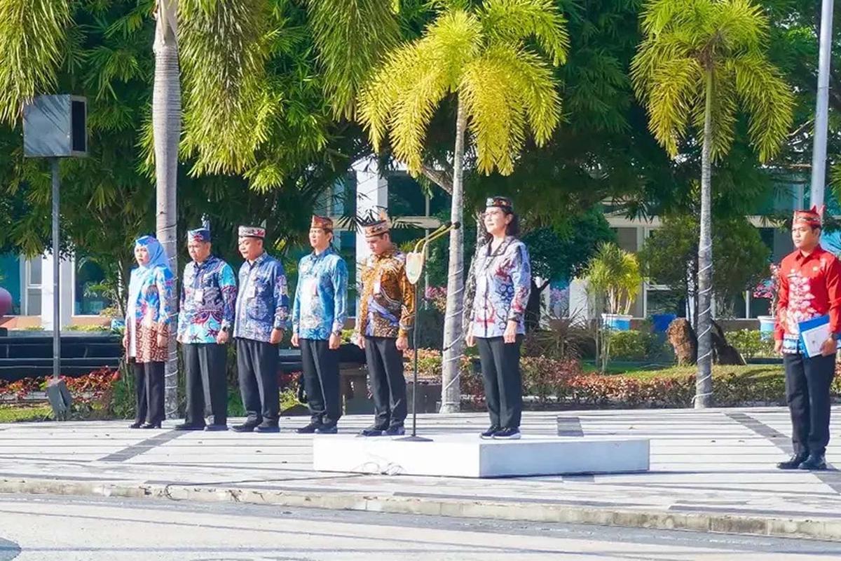 Pimpin Upacara Peringatan HAN ke-42, Sekda Kalteng Tegaskan Prioritas Pemenuhan Hak dan Perlindungan Anak