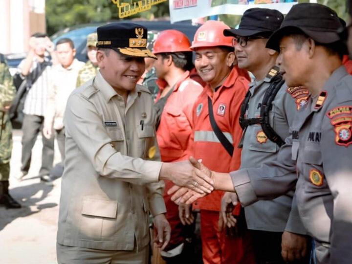 Gubernur Kalteng Beserta Forkopimda Tinjau Posko Siaga Penanganan Karhutla di Pulang Pisau