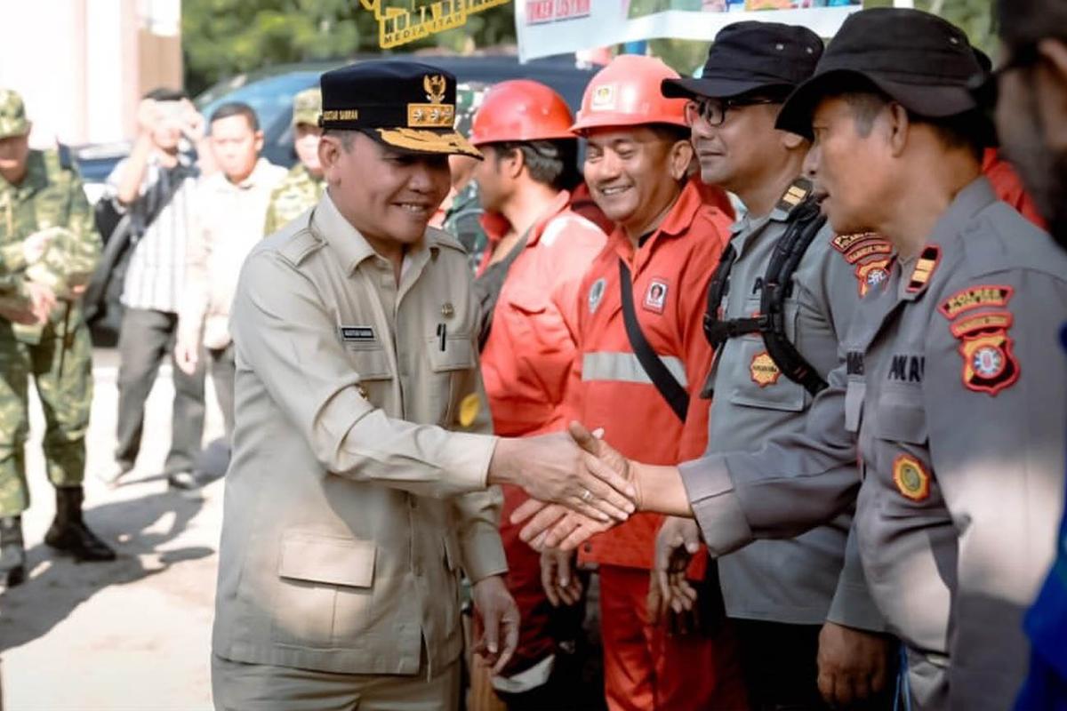 Gubernur Kalteng Beserta Forkopimda Tinjau Posko Siaga Penanganan Karhutla di Pulang Pisau